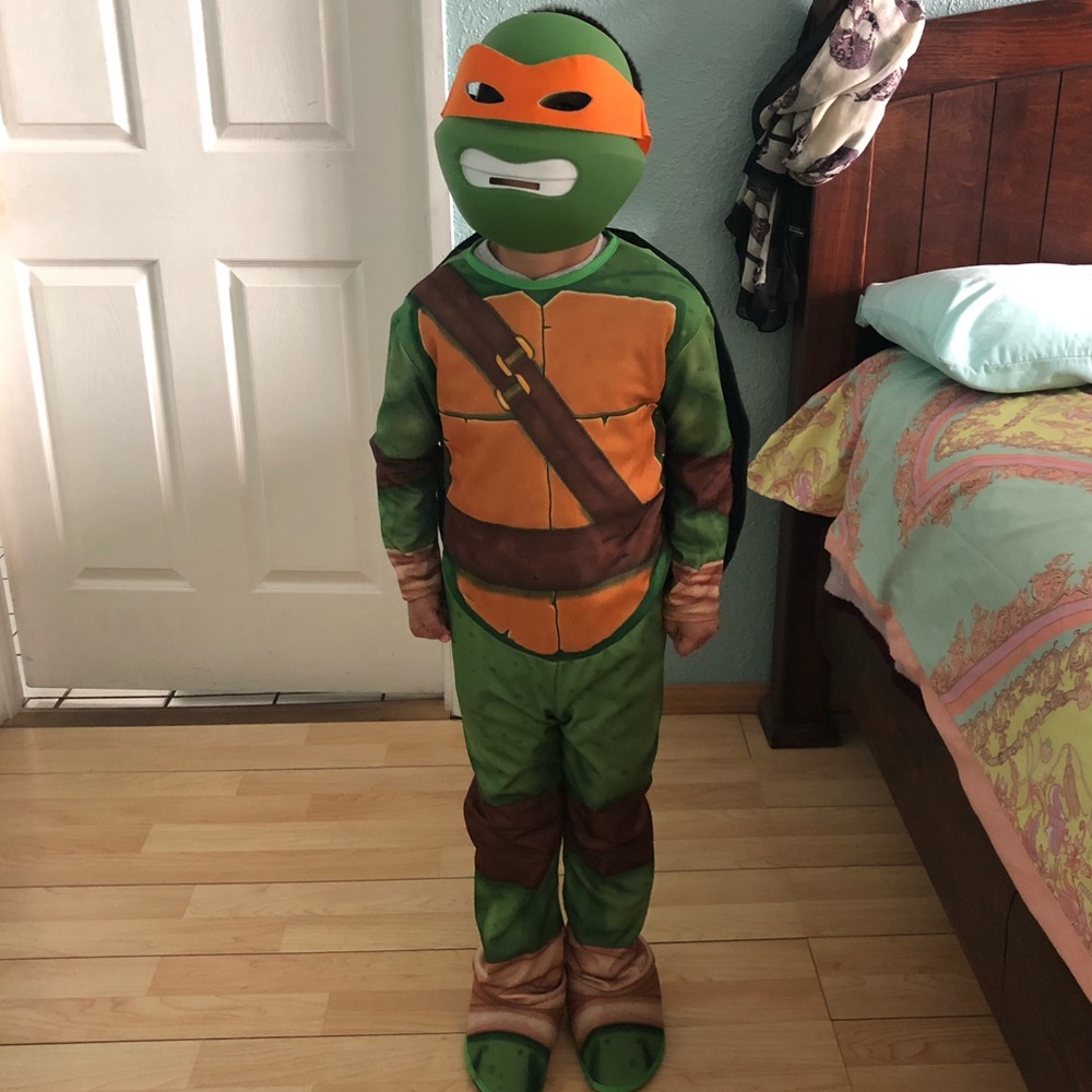 Kids ninja turtle costume